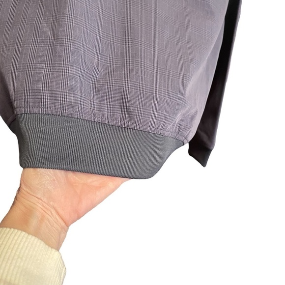 DOCKERS Golf Checkered Pullover Windbreaker-Size XL-Rain Lining - Picture 3 of 11